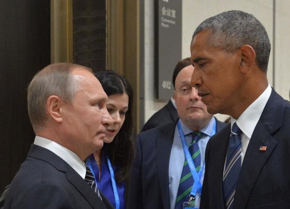 Obama y Putin: una relación tirante hasta el fin.