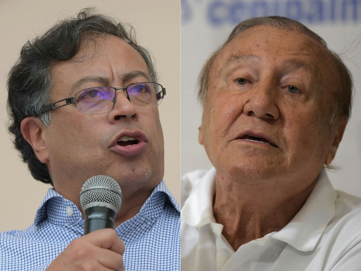 Gustavo Petro y Rodolfo Hernández, entre ellos se define el próximo presidente de Colombia.