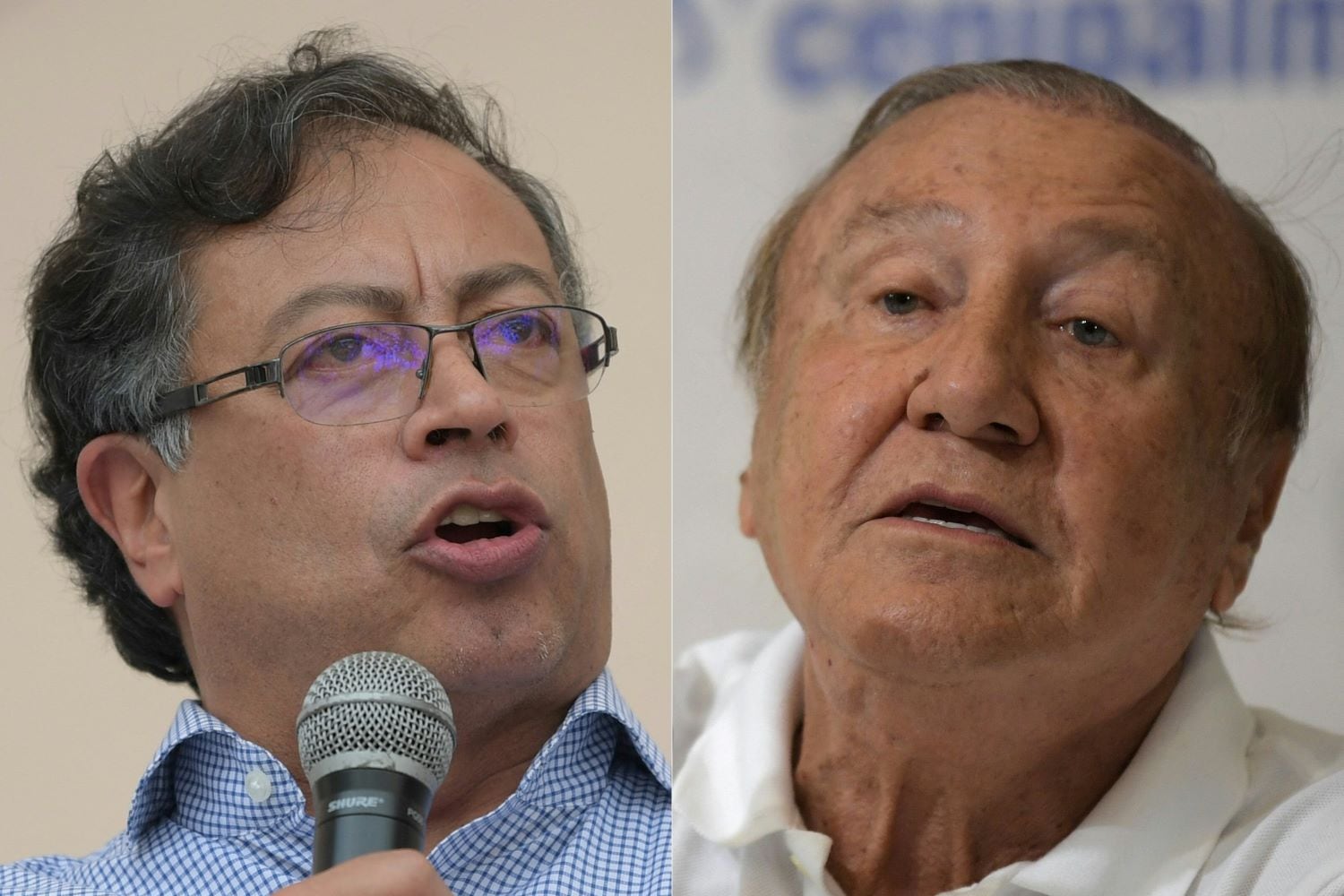 Gustavo Petro y Rodolfo Hernández, entre ellos se define el próximo presidente de Colombia.