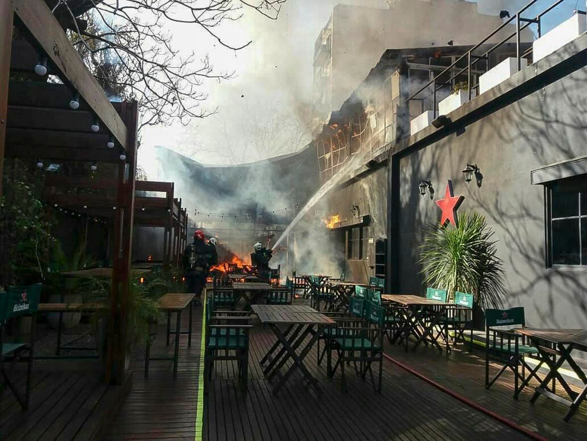 El siniestro tuvo lugar en Rivadavia al 10400.