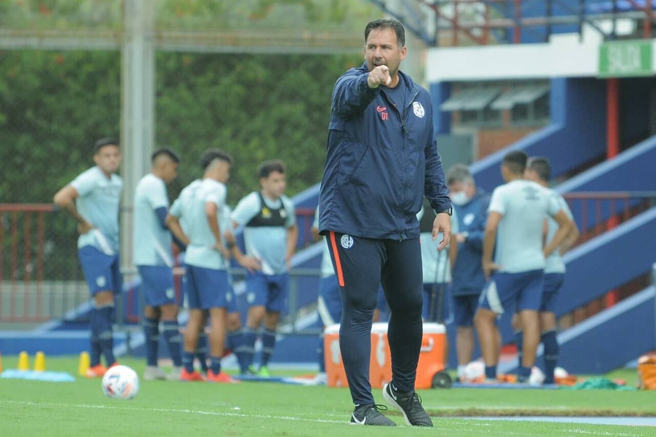 Diego Dabove, entrenador de San Lorenzo.