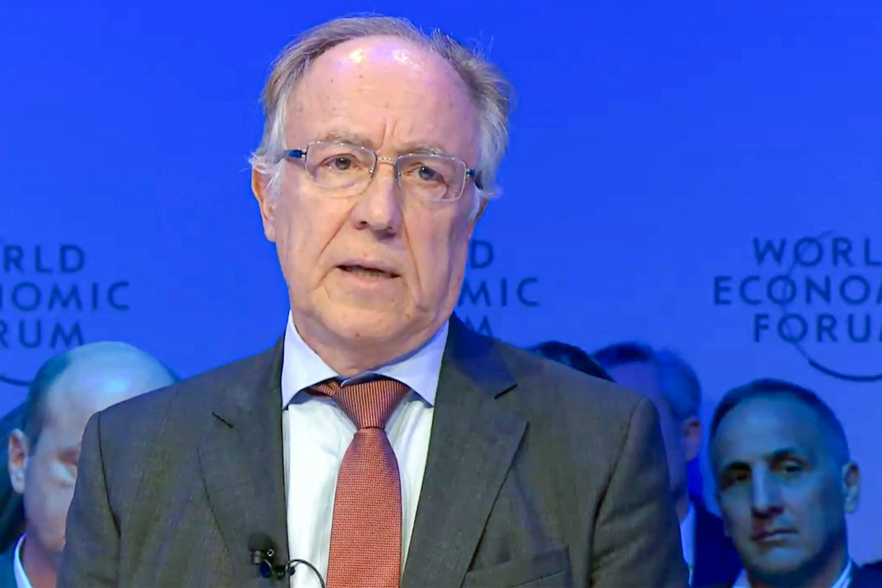 Guillermo Nielsen, presidente de YPF, en Davos.