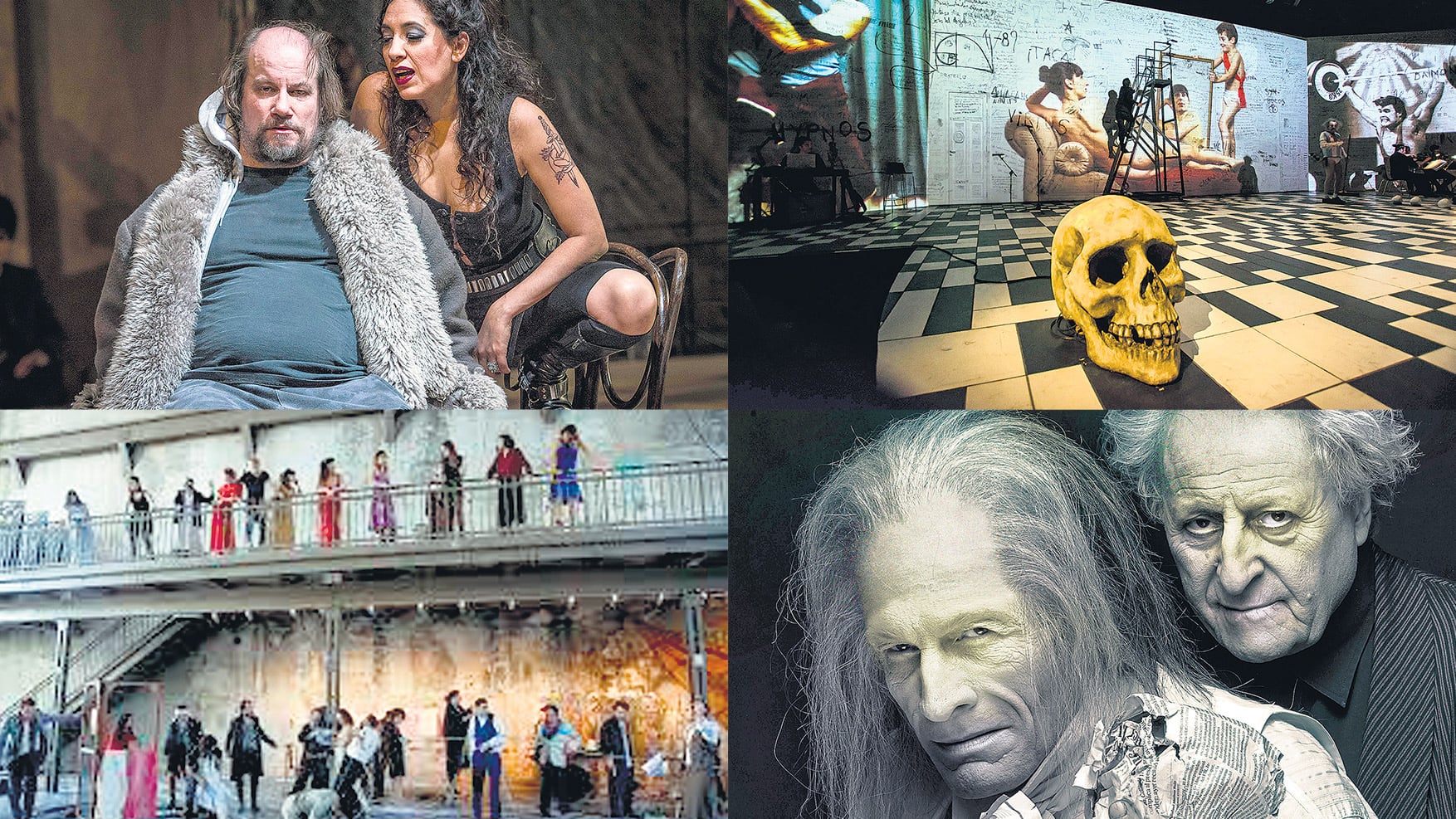 Bartís montó La liebre y la tortuga. Audivert estrenó La farsa de los ausentes. Se vieron también Orlando y Parias.