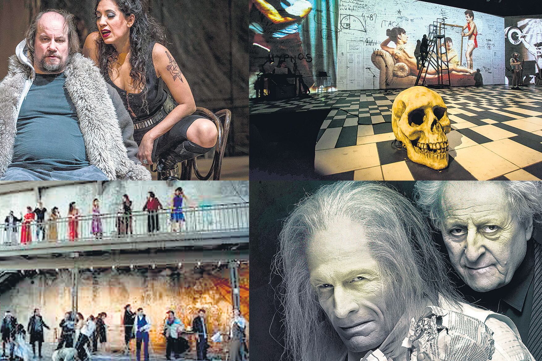 Bartís montó La liebre y la tortuga. Audivert estrenó La farsa de los ausentes. Se vieron también Orlando y Parias.