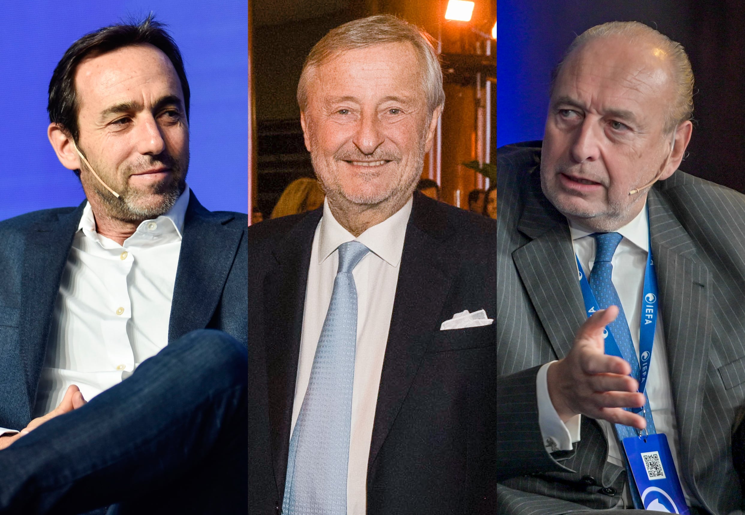 Marcos Galperin, Cristiano Rattazzi y José Luis Manzano, fervorosos mileístas.  