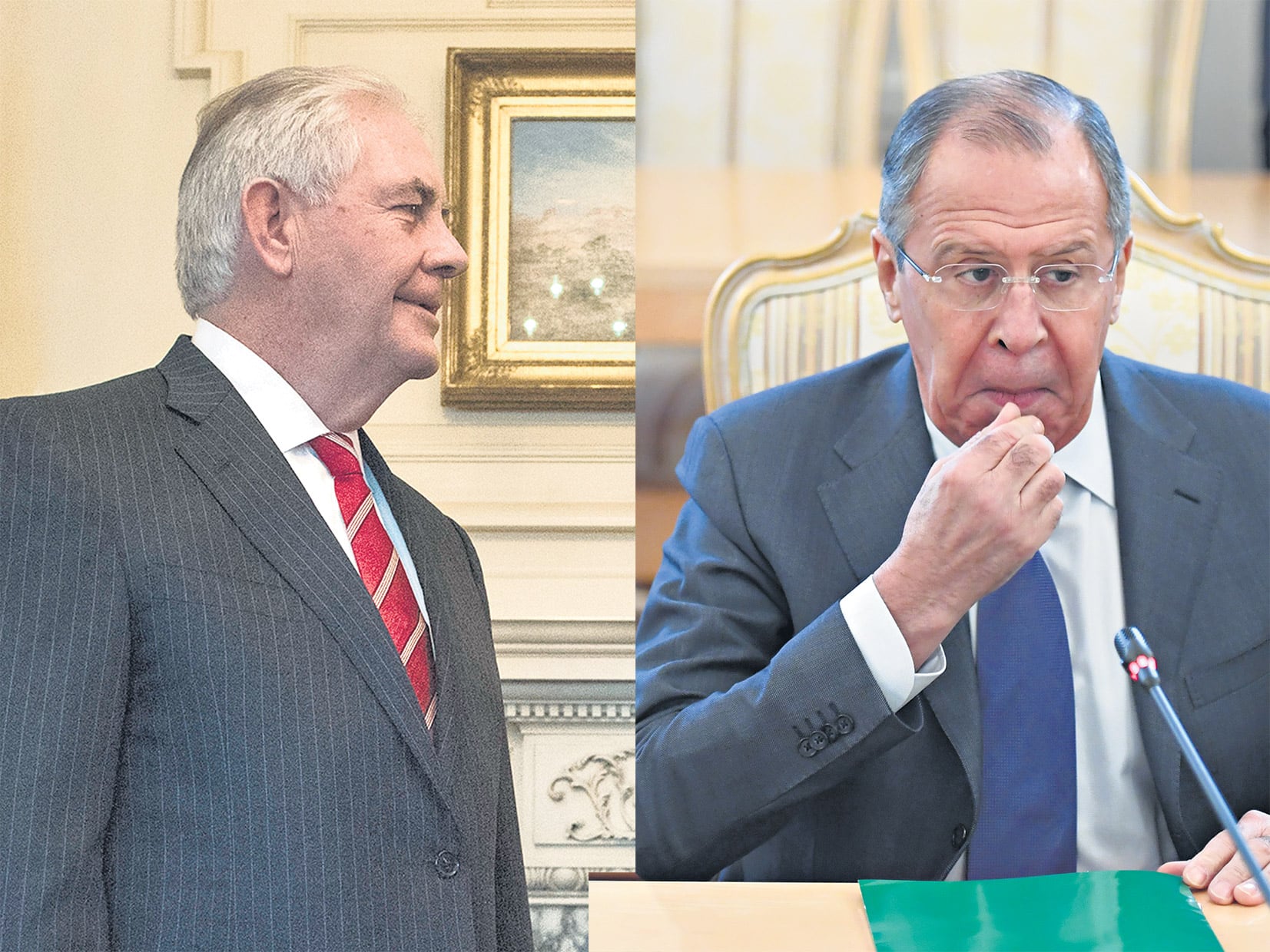 Los cancilleres Tillerson, de EE.UU., y Lavrov, de Rusia, se reunirán hoy en Bonn.