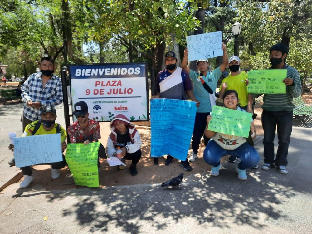 En la jornada en plaza 9 de Julio