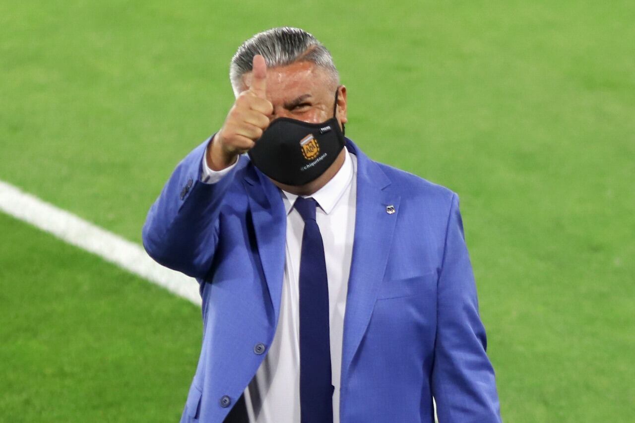 El presidente de la AFA Claudio Tapia