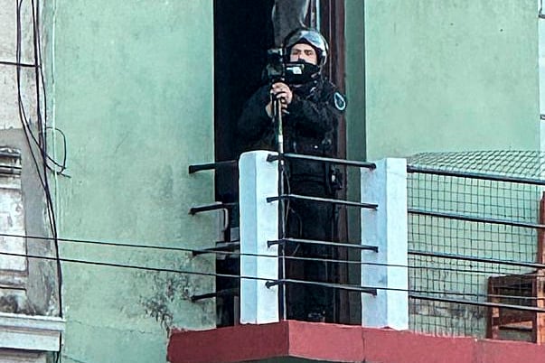 La imagen que compartió La Cámpora.