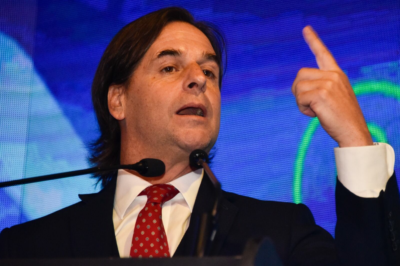 El presidente Luis Lacalle Pou, convencido de su reforma.