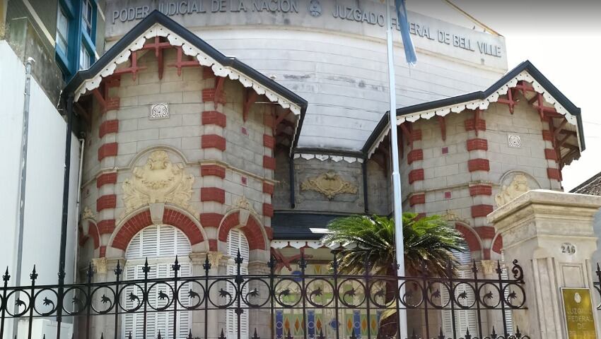 Juzgado federal de Bell Ville, donde naufragó la cautelar de un empresario. 