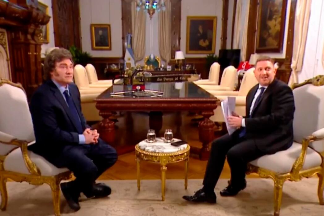 La "entrevista" de Javier Milei con Jonatan Viale.