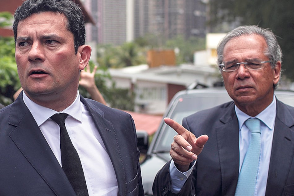 Sergio Moro y Paulo Guedes serán los “superministros” del gobierno de Bolsonaro.