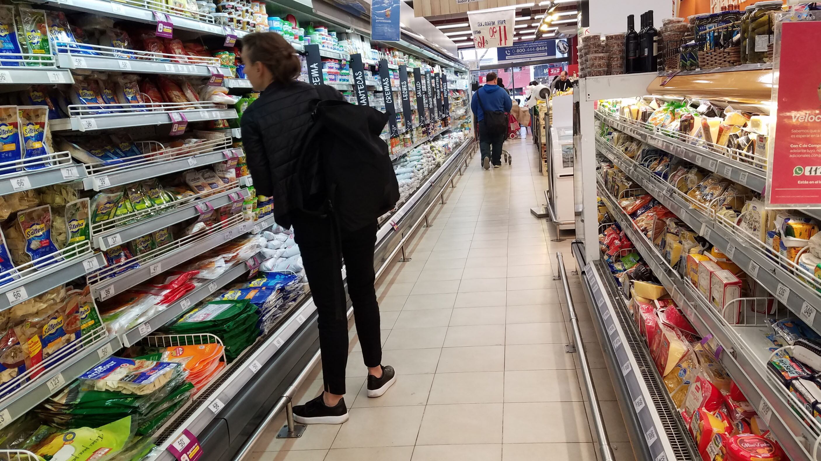 De enero a mayo, las compras en supermercados resultaron 12,7 por ciento menores a las de 2018.
