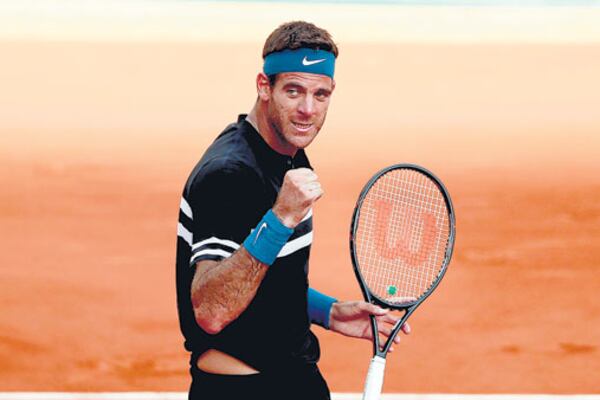 “A medida que pasan las rondas la intensidad aumenta, y me siento muy bien”, dijo Del Potro.