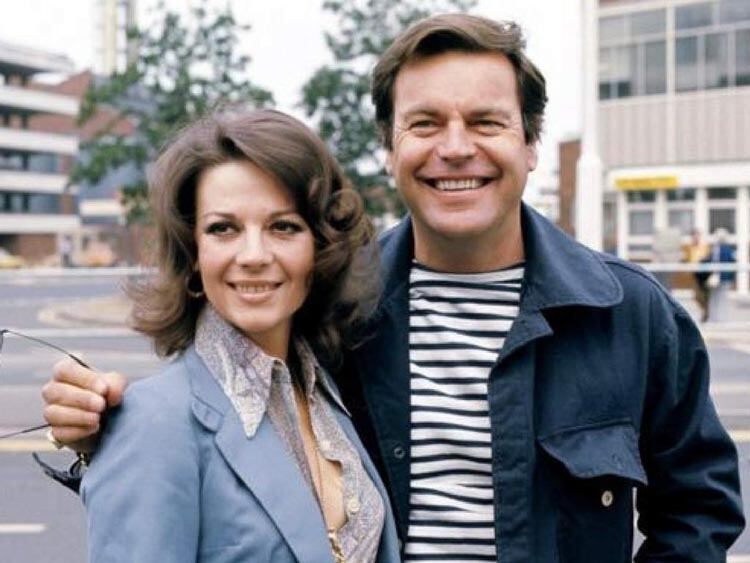Natalie Wood junto a Robert Wagner, a comienzos de los 70.