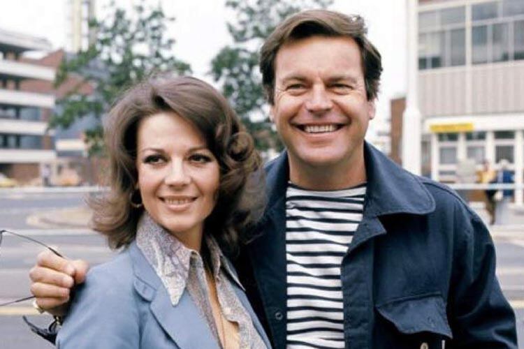 Natalie Wood junto a Robert Wagner, a comienzos de los 70.