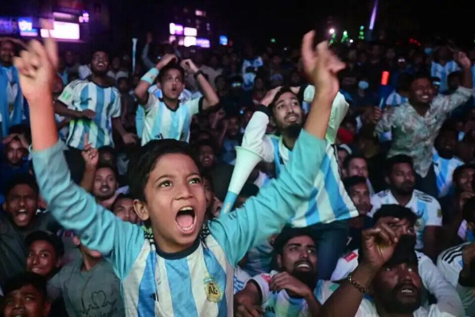 Una muestra del gran impacto de Messi en Bangladesh durante el Mundial de Qatar.