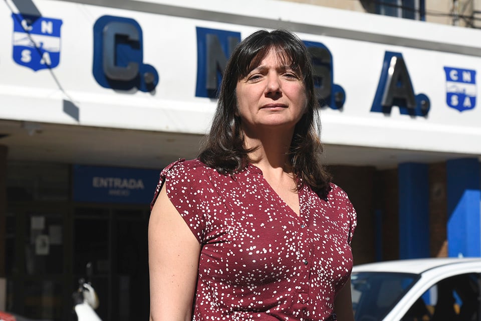 Grosso es abogada laboralista y vive a cuatro cuadras del club.