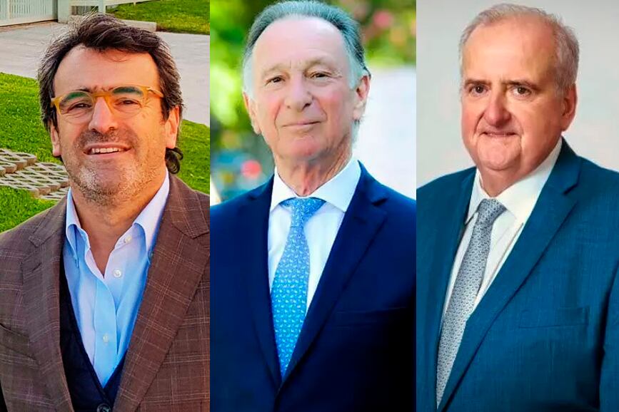 Rappallini, de UIA; Weiss, de Camarco; y Pagani del gigante Arcor. Tres sectores afectados