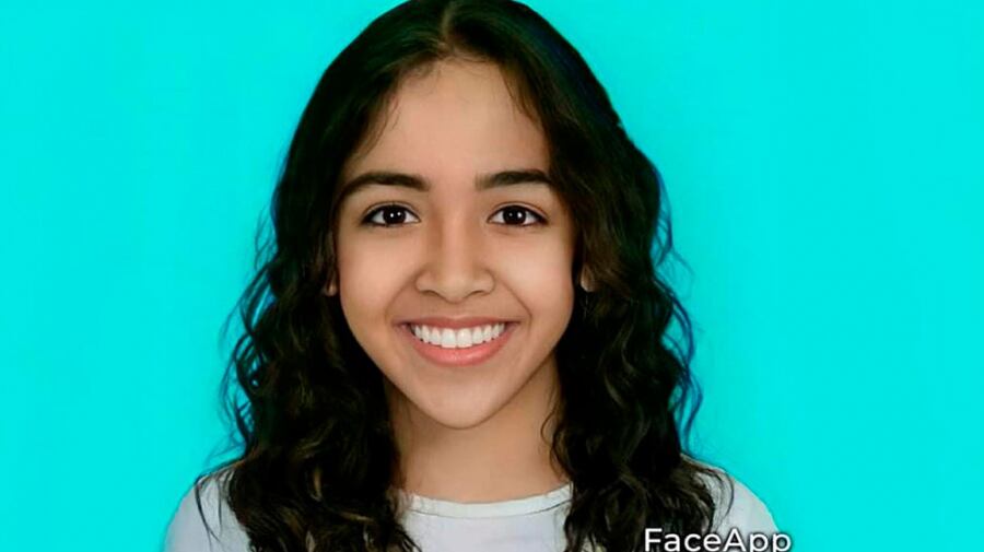Así es la imagen creada por la aplicación FaceApp de cómo se vería hoy Sofía Herrera.