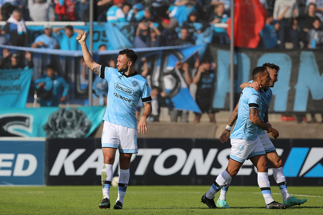 El festejo de Susvielles para Belgrano