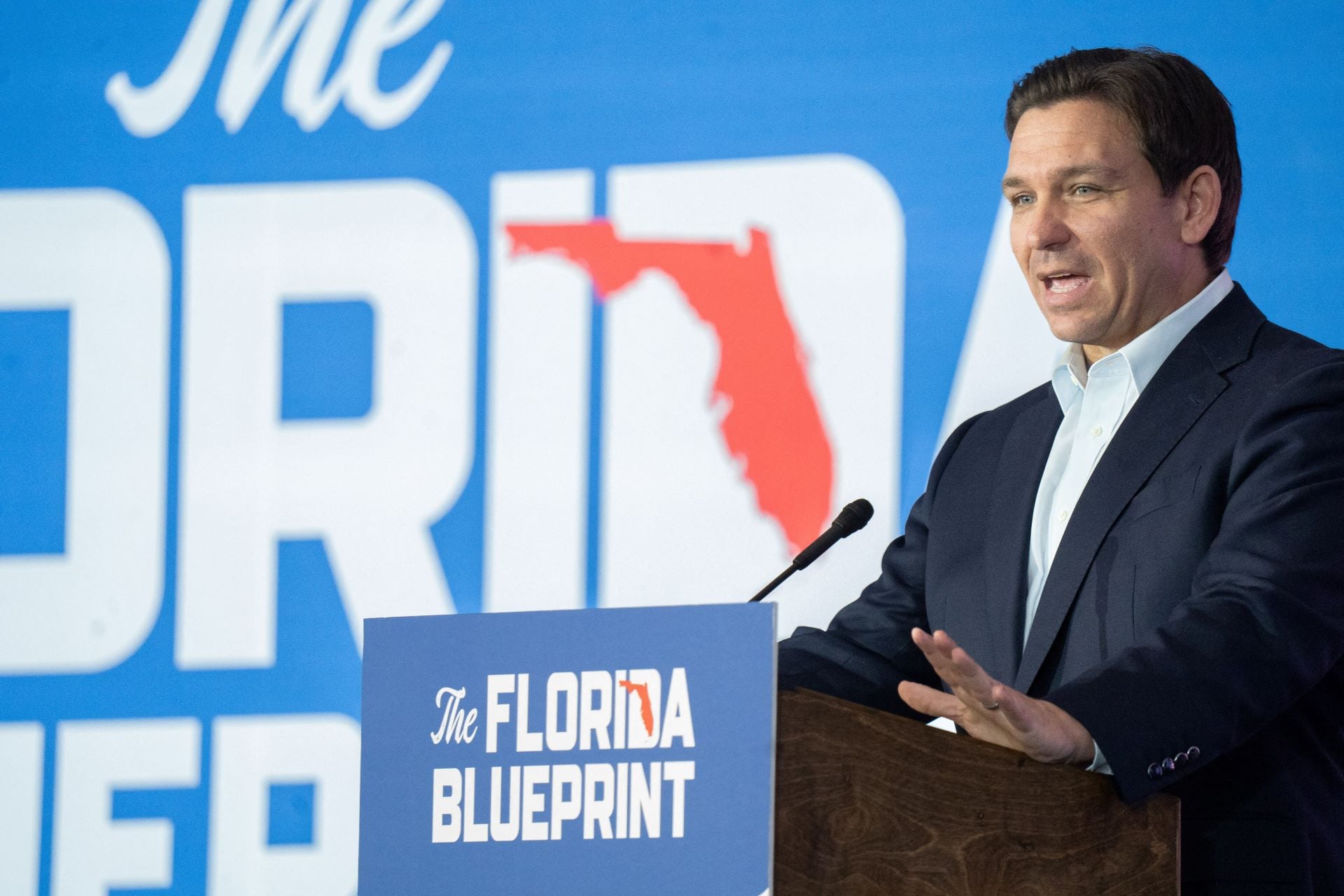 El gobernador de Florida, Ron DeSantis, tiene una cruzada conservadora con los temas vinculados a la identidad de género y orientación sexual. Imagen: AFP