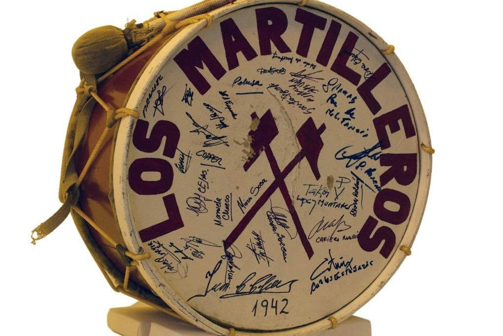 El primer bombo peronista data de la década del 40. (Foto: Museo Histórico Nacional)