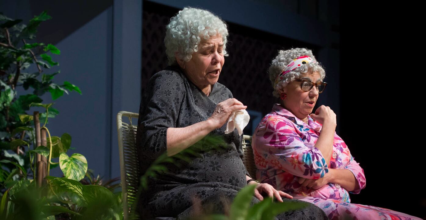 Ingrid Pelicori y Leonor Manso en "Cae la noche tropical"