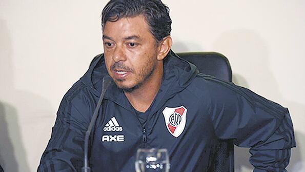 Gallardo se mostró molesto con la logística en River.