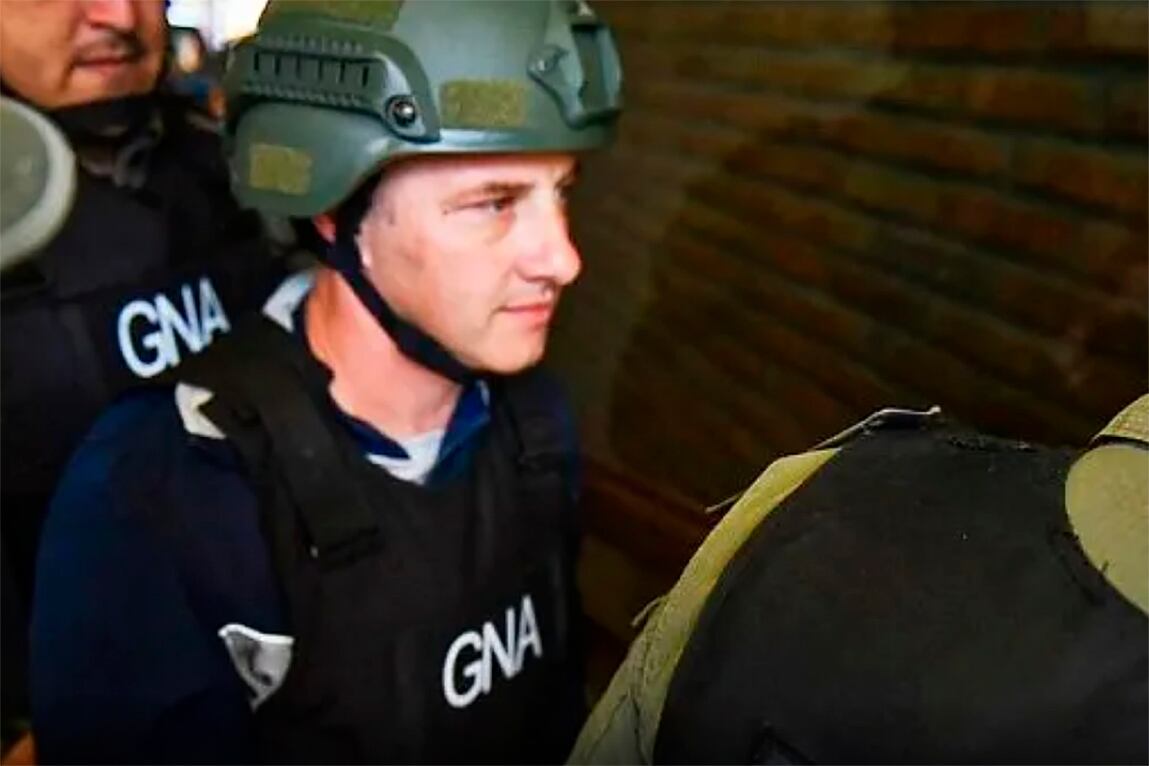 El mayor Facundo Candiotti detenido en Entre Ríos.