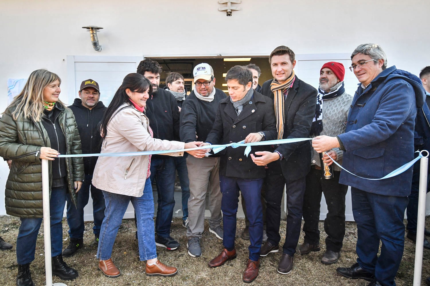 "Construimos con ciencia nacional y trabajo argentino", dijo Kicillof