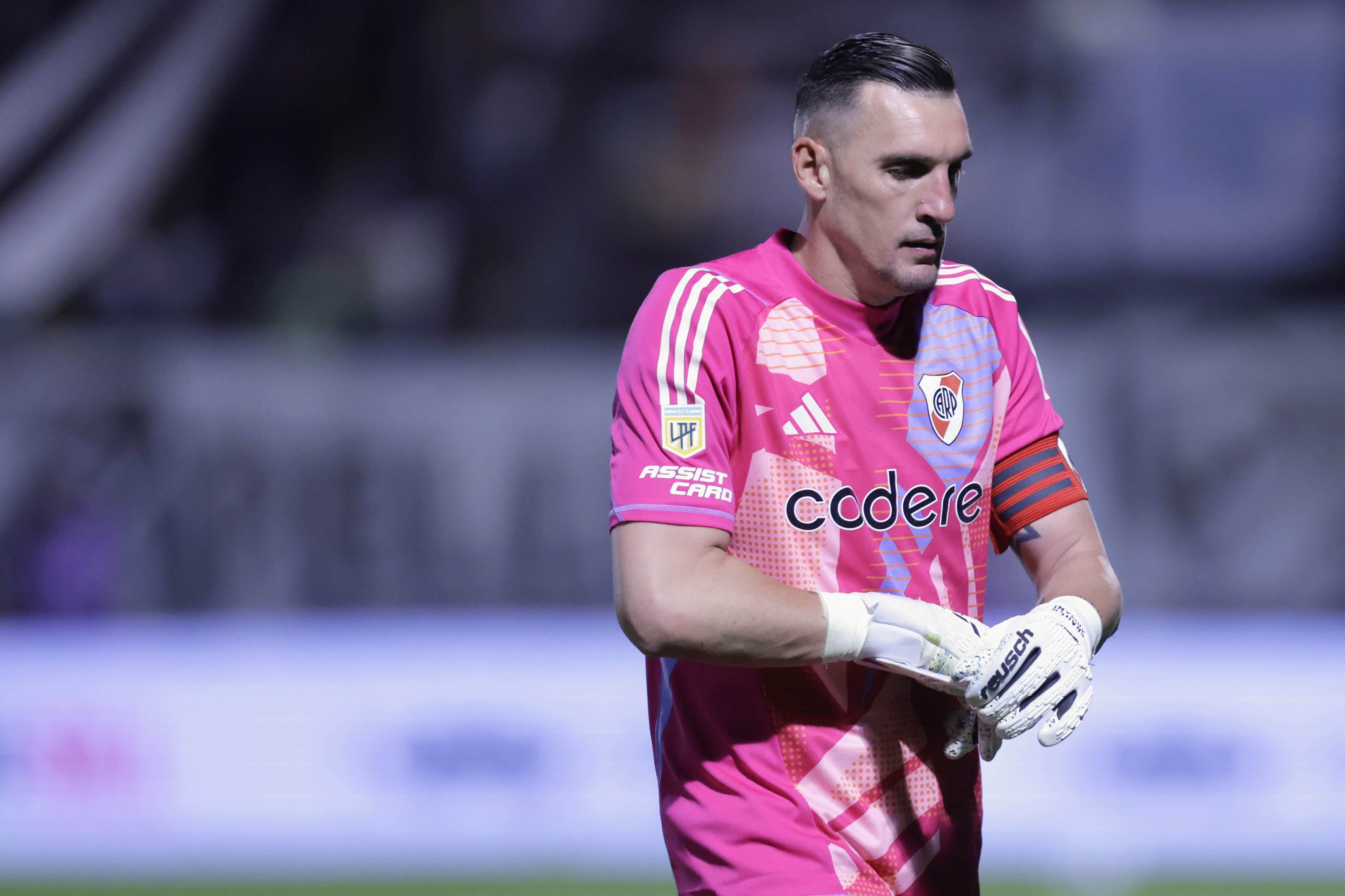Franco Armani, uno de los históricos de nuestro fútbol, tuvo un arranque indeseado.