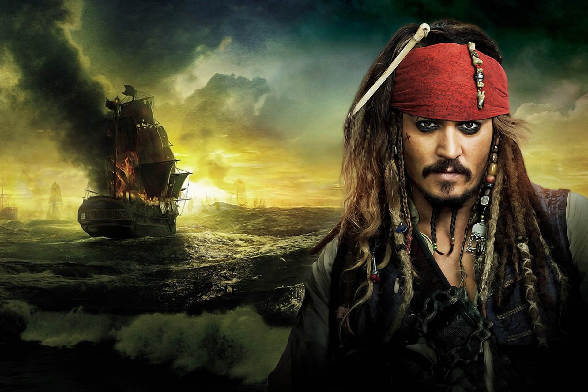 El pirata Jack Sparrow quedó a merced de los piratas informáticos.