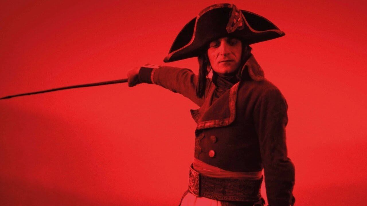 Albert Dieudonné como el joven Bonaparte en el film de Abel Gance.