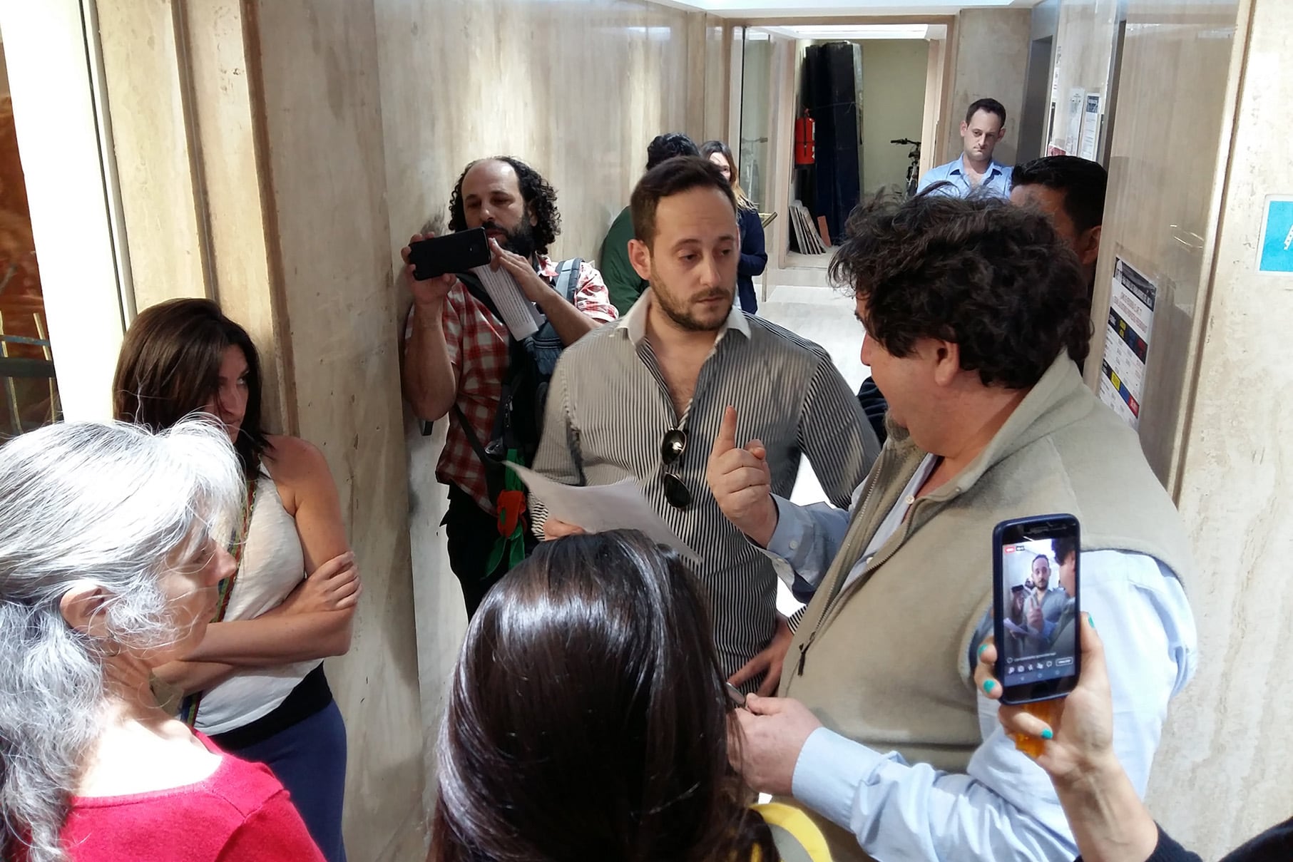 Representantes de las entidades de documentalistas entregaron una carta a las autoridades del Incaa.