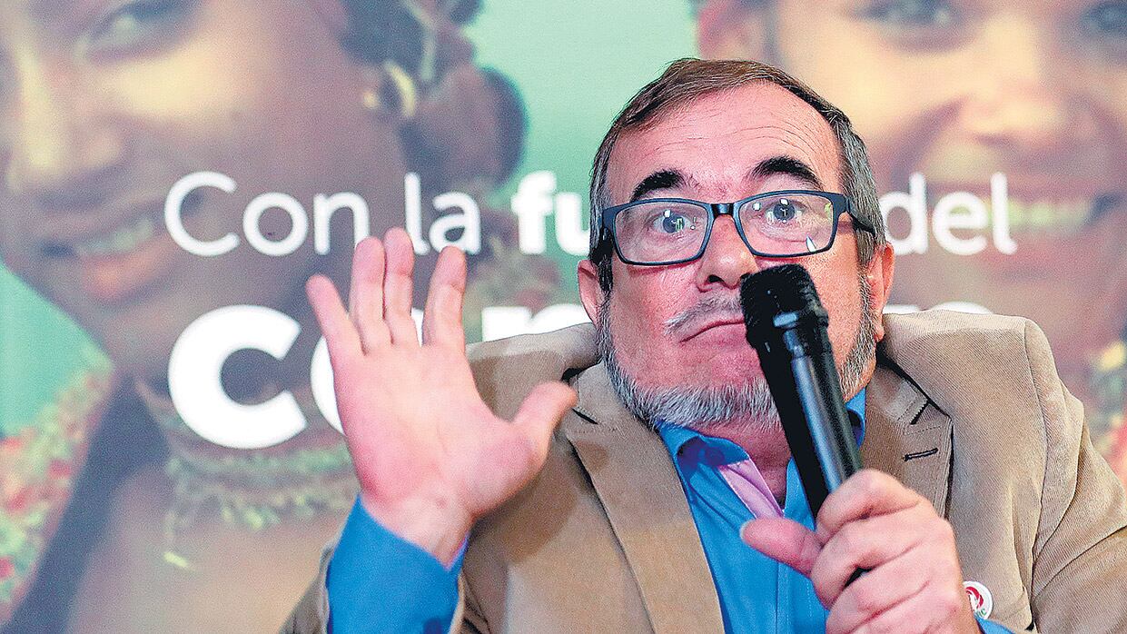 Rodrigo Londoño, candidato del partido de las Farc.
