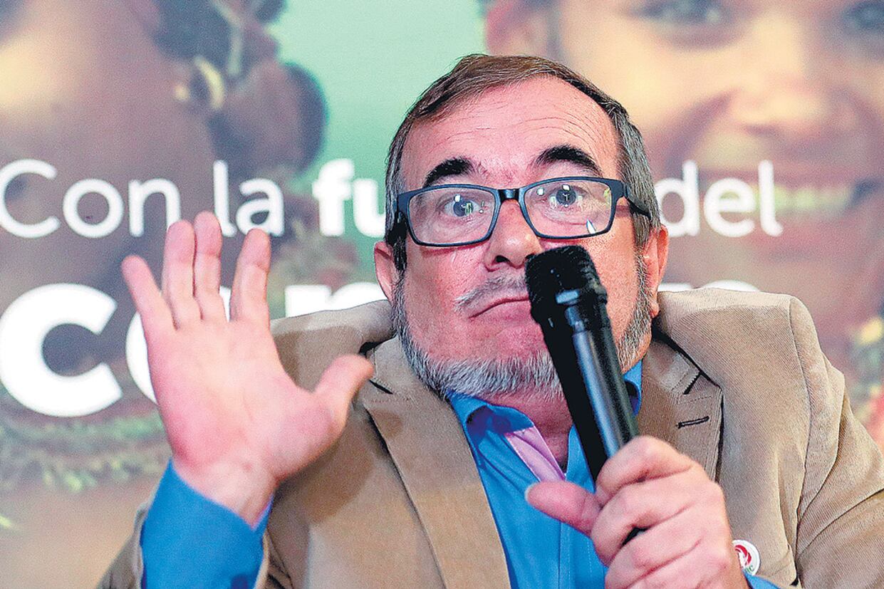 Rodrigo Londoño, candidato del partido de las Farc.