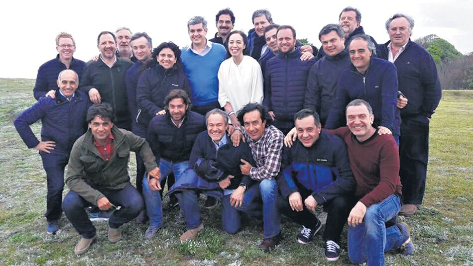 La gobernadora María Eugenia Vidal en Chapadmalal en septiembre del año pasado, en otro retiro espiritual PRO.