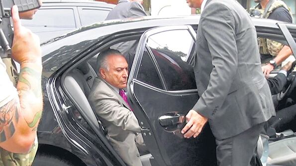 Temer estuvo cuatro días detenido en marzo y luego fue beneficiado por un hábeas corpus.