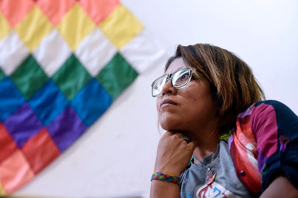 Mamani publicó este año un libro de poemas, Lengüetazo marrón.