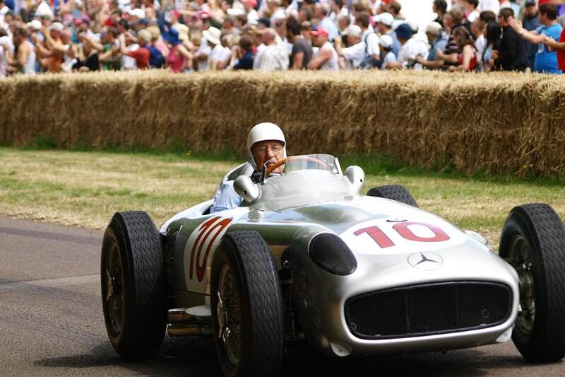 Stirling Moss, cuatro veces subcampeón de la Fórmula 1.