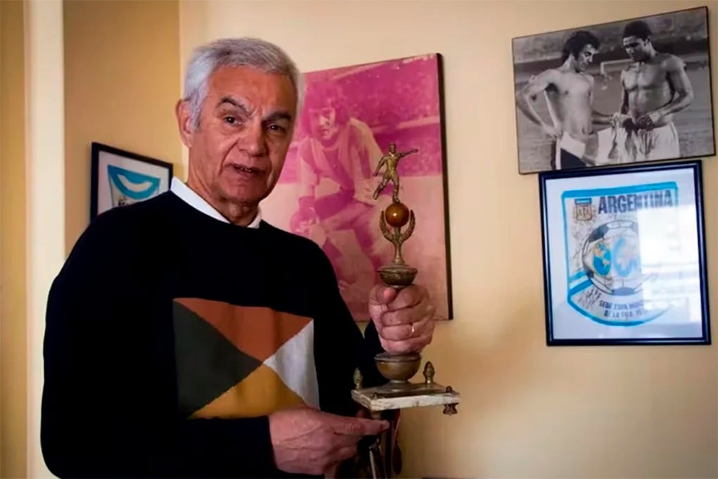 Bargas, exjugador de la Selección y una gloria de Chacarita.