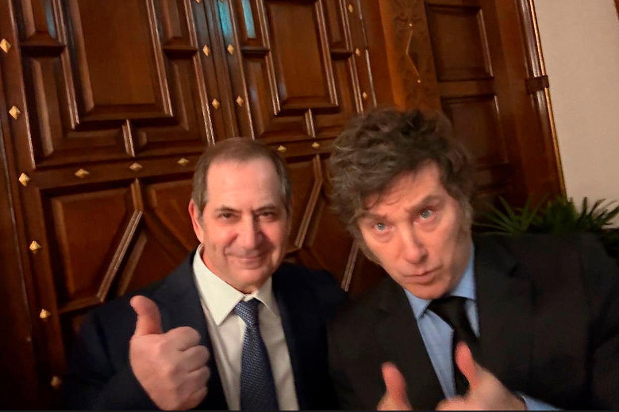 ¿Premio cantado? Polovets visitó a Milei en Casa Rosada