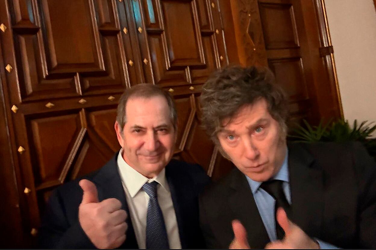 ¿Premio cantado? Polovets visitó a Milei en Casa Rosada