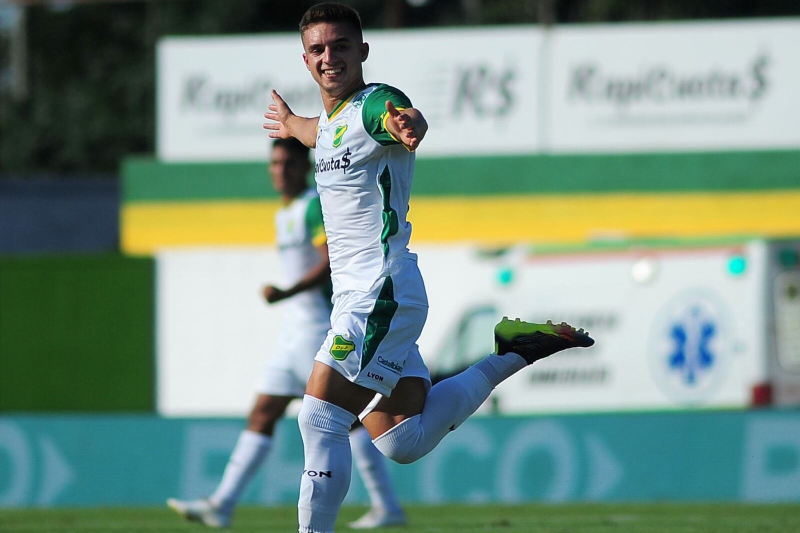 Kevin Gutiérrez fue el autor del gol de la victoria de Defensa ante Newell's en Florencio Varela.