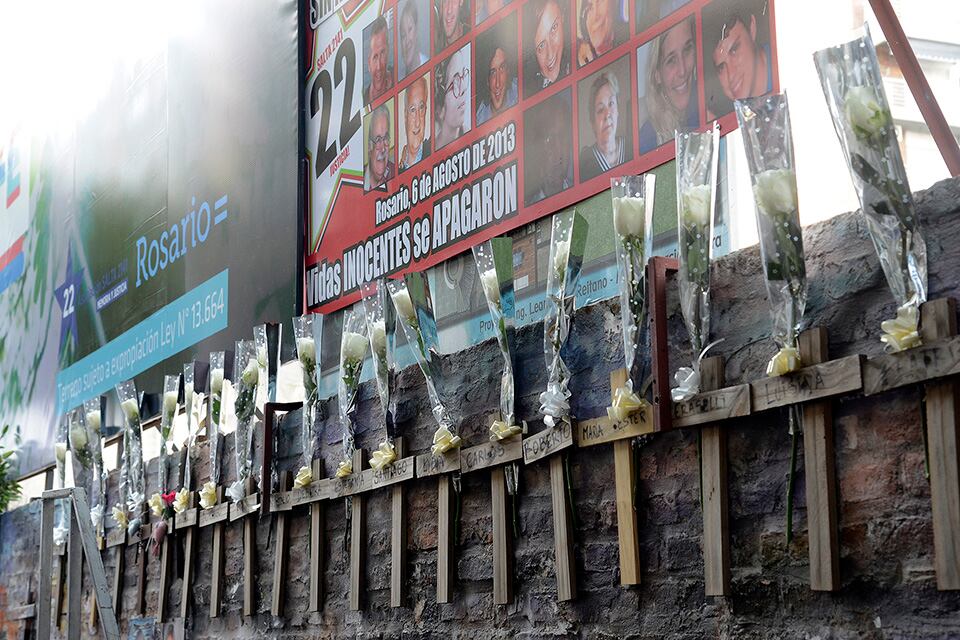 El lote de Salta 2141 donde estaban las torres.