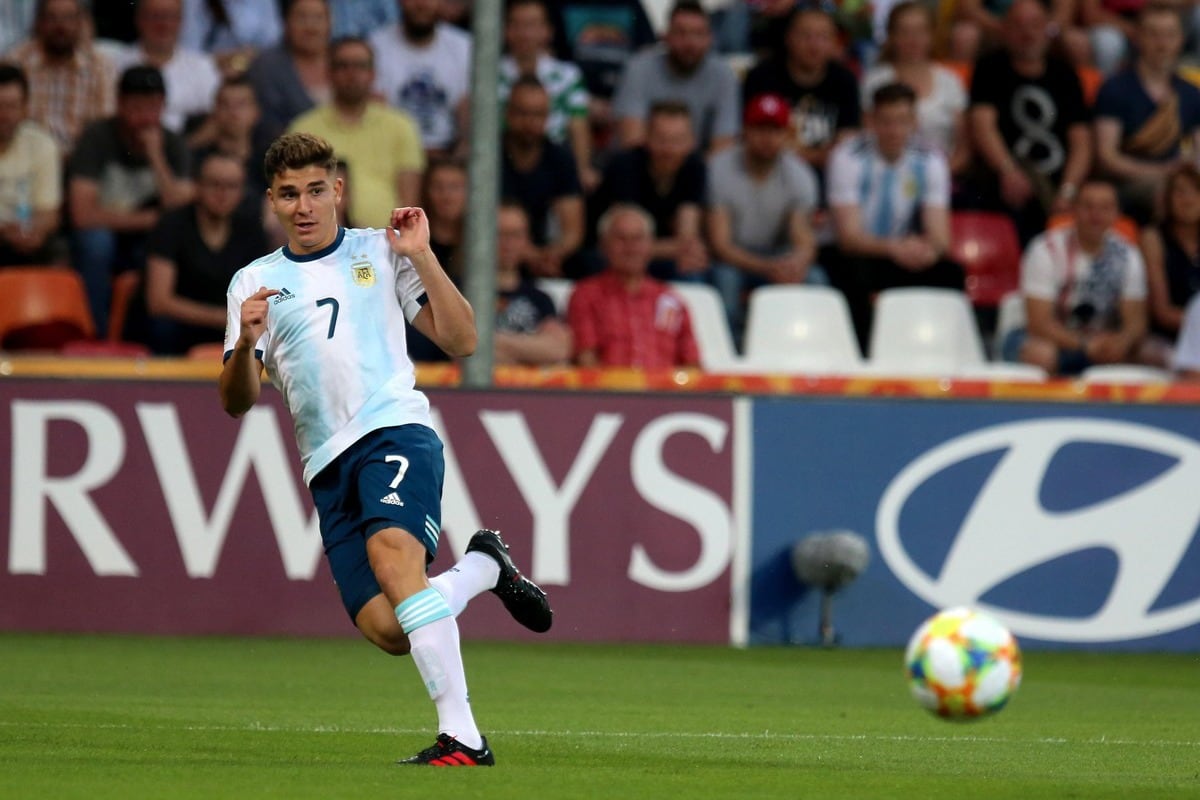 Julián Alvarez, el jugador nº 28 de la lista