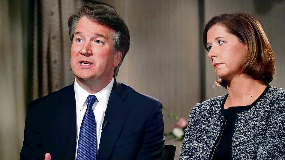 Los esposos Kavanaugh se mostraron juntos en una entrevista televisada por la cadena Fox.