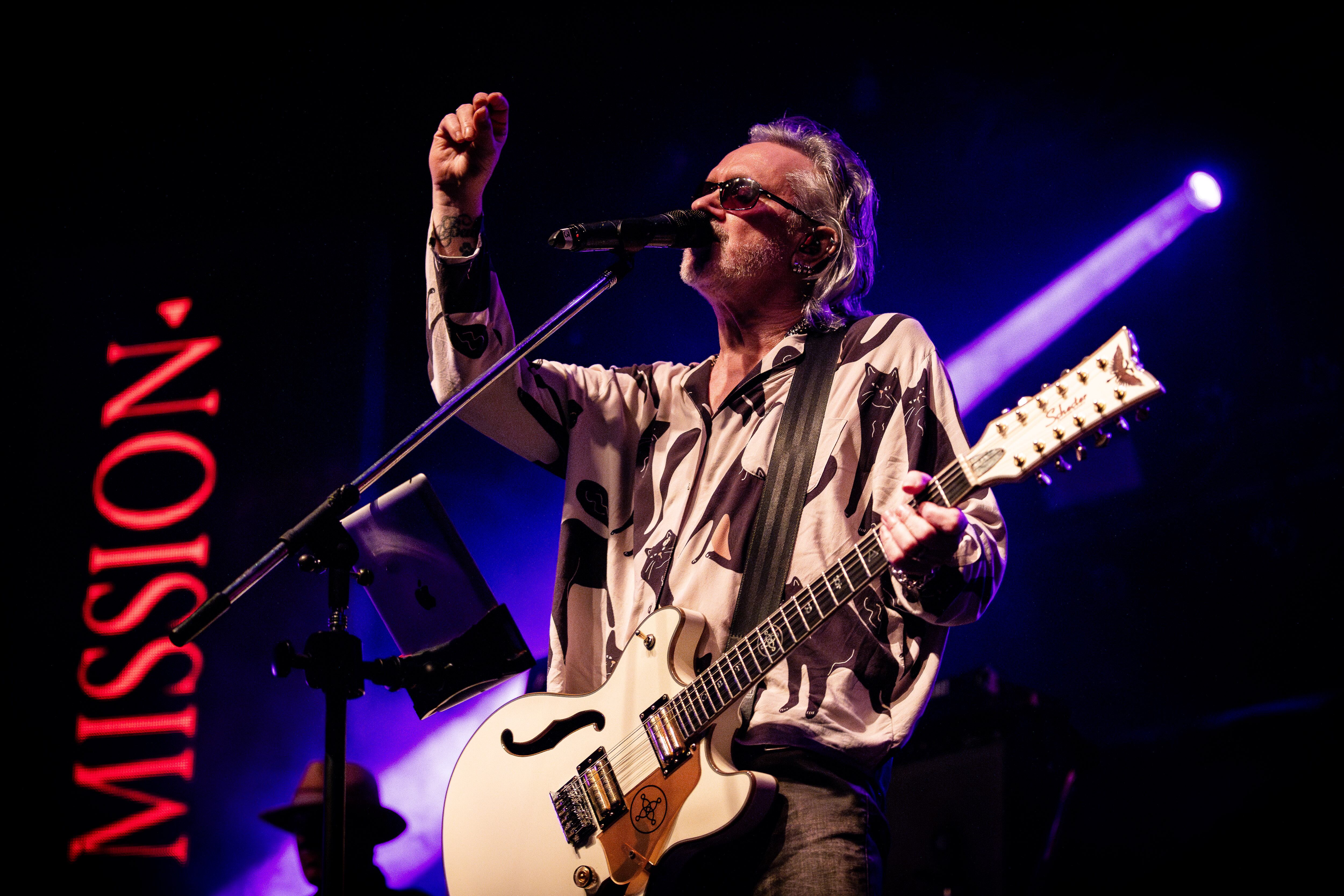 Wayne Hussey, con la voz intacta a los 66 años (Gentileza Martín DarkSoul)